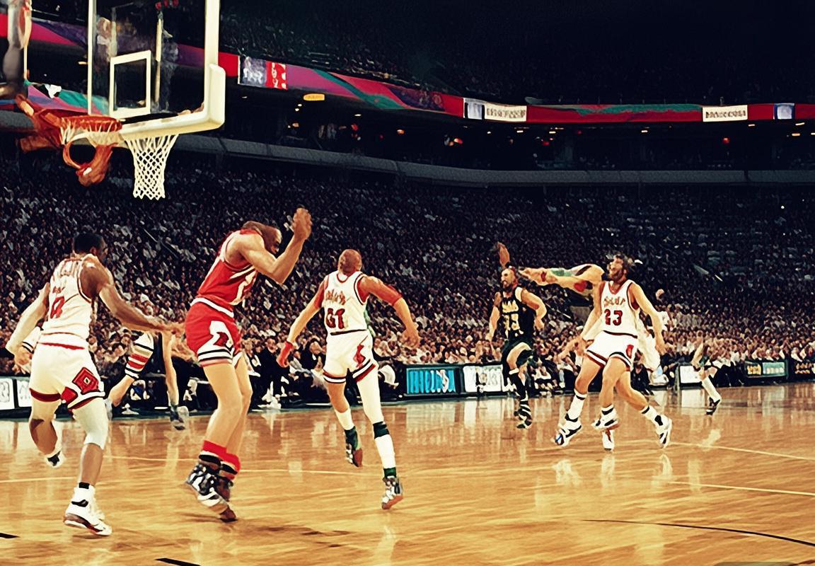 1985年NBA公牛雄鹿经典对决：乔丹与马龙的传奇之战(图1)